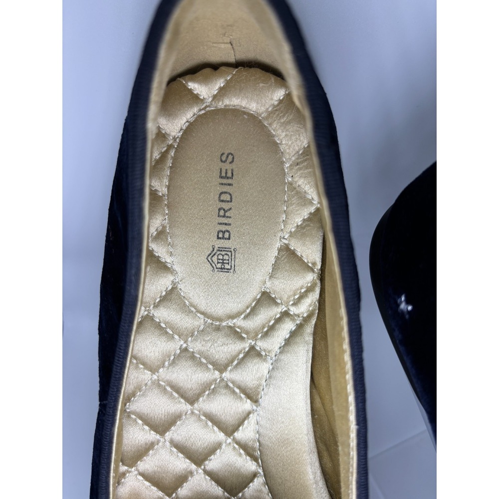 Birdies Starling Loafers "Twilight Star Velvet" Embroidered flatsSize 6.5 - Picture 8 of 9